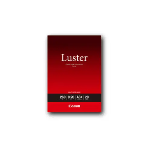 CANON LU-101 260g/m2 A3+ 20 sheets 1-pack luster paper - Офис и Фото хартии<<<Консумативи - Хартия<<<Печат Сканиране и