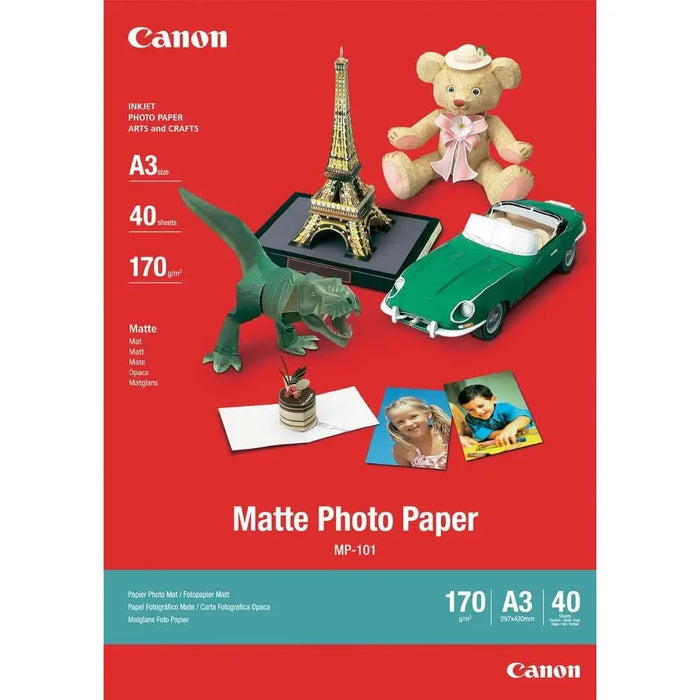 CANON MP-101 matte photo paper 170g/m2 A3 40 sheets 1-pack - Офис и Фото хартии<<<Консумативи - Хартия<<<Печат