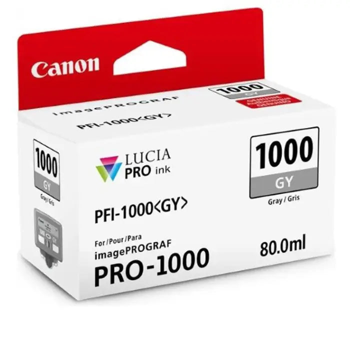 Canon PFI-1000 GY - Консумативи за мастилоструйни принтери<<<CANON консумативи<<<CANON<<<PolyComp&&&LFP мастила и LFP