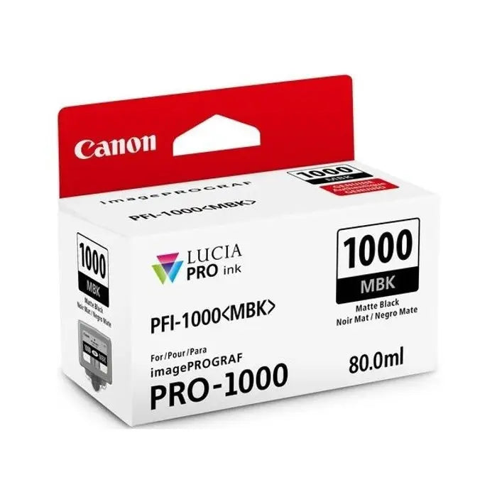 Canon PFI-1000 MBK - Консумативи за мастилоструйни принтери<<<CANON консумативи<<<CANON<<<PolyComp&&&LFP мастила и LFP