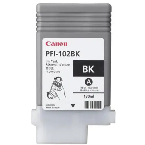 Canon PFI-102 Black - Консумативи за плотери<<<CANON консумативи<<<CANON<<<PolyComp&&&LFP мастила и LFP мастилени