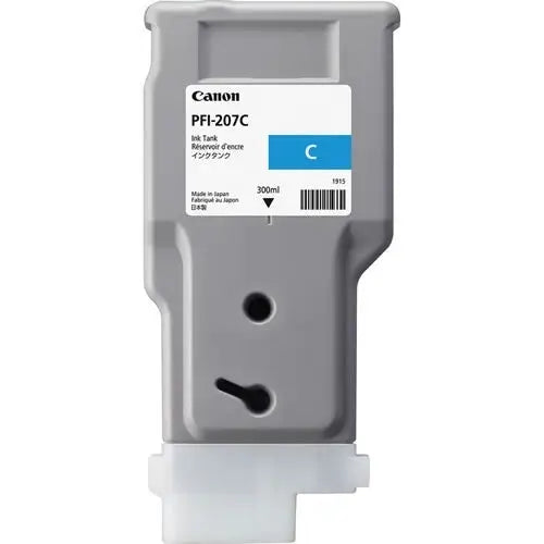 CANON PFI-207C ink cartridge cyan standard capacity 300ml 1pack - LFP мастила и LFP мастилени глави<<<Консумативи