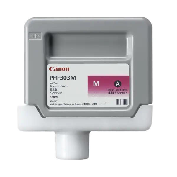 CANON PFI-303M ink cartridge magenta standard capacity 330ml 1-pack - LFP мастила и LFP мастилени глави<<<Консумативи