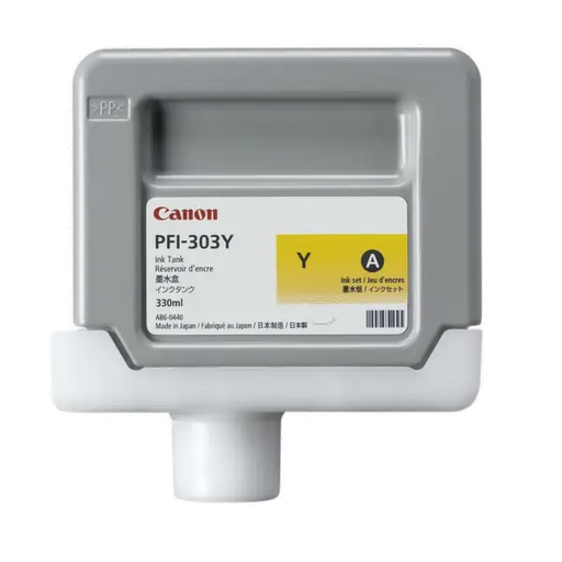 CANON PFI-303Y ink cartridge yellow standard capacity 330ml 1-pack - LFP мастила и LFP мастилени глави<<<Консумативи