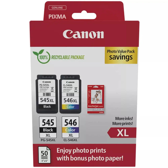 Canon PG-545XL/CL-546XL PVP - Консумативи за мастилоструйни принтери<<<CANON консумативи<<<CANON<<<PolyComp&&&Мастила и