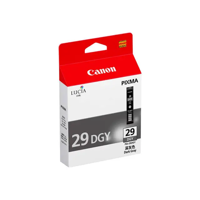 CANON PGI-29 DGY ink cartridge dark grey standard capacity 710 pictures 1-pack - Мастила и Мастилени