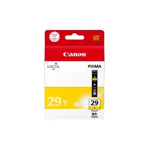 CANON PGI-29 Y ink cartridge yellow standard capacity 1.420 pictures 1-pack - Мастила и Мастилени глави<<<Консумативи