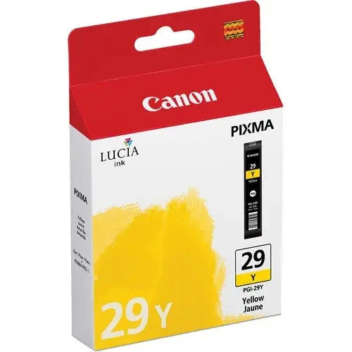 CANON PGI-29 Y ink cartridge yellow standard capacity 1.420 pictures 1-pack - Мастила и Мастилени глави<<<Консумативи