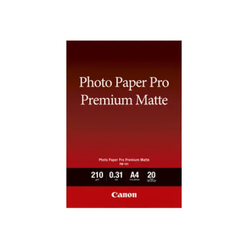 CANON Photo Paper Premium Matte A4 20 sheets - Офис и Фото хартии<<<Консумативи - Хартия<<<Печат Сканиране и
