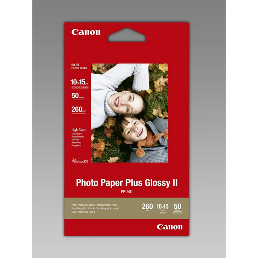 Canon Plus Glossy II PP-201 10x15 cm 50 sheets - Хартии за мастилоструйни принтери<<<CANON