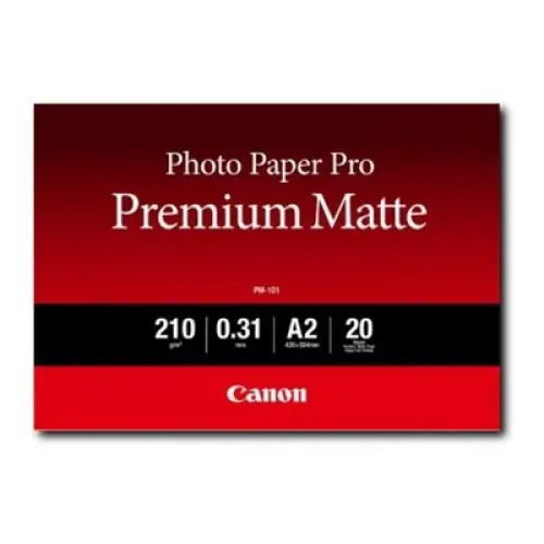 CANON PM-101 photo paper Pro Premium matte A2 20 sheets - Хартия за голям формат<<<Консумативи - Хартия<<<Печат