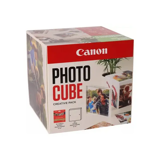 CANON pp-201 Ink Cartridge 5x5 Photo Cube Creative Pack White Green - Мастила и Мастилени глави<<<Консумативи
