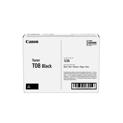 Canon Toner T08 Black - Консумативи за копирни машини<<<CANON консумативи<<<CANON<<<PolyComp&&&Оригинални