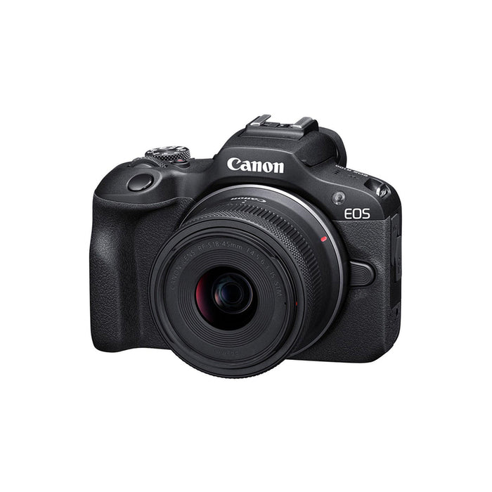 Mirrorless camera CANON EOS R100+RF-S18-45 TRAVEL KIT 24.1 MPx, WI-FI, MIRRORLESS