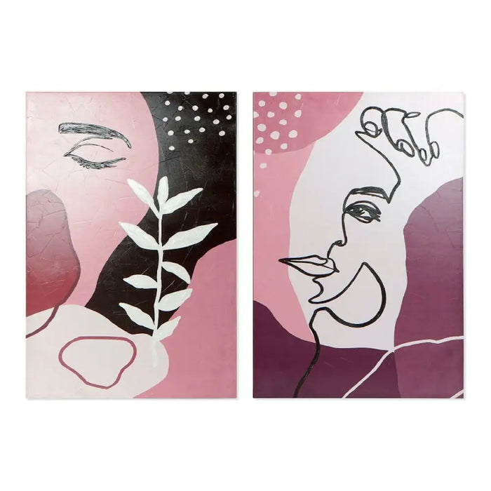 Canvas DKD Home Decor Eye Pinewood Canvas 80 x 3 x 120 cm - Декорация и Осветление<<<Дом Градина<<<BigBuy&&&Картини и