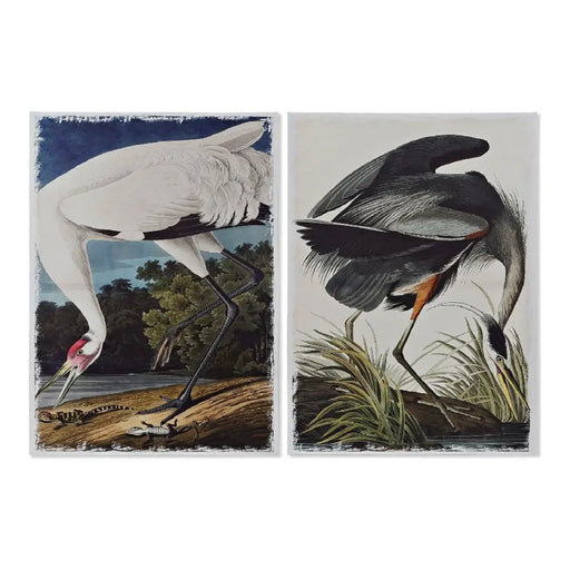 Canvas DKD Home Decor Heron Pinewood Canvas 50 x 1,8 x 70 cm - Декорация и Осветление<<<Дом Градина<<<BigBuy&&&Картини