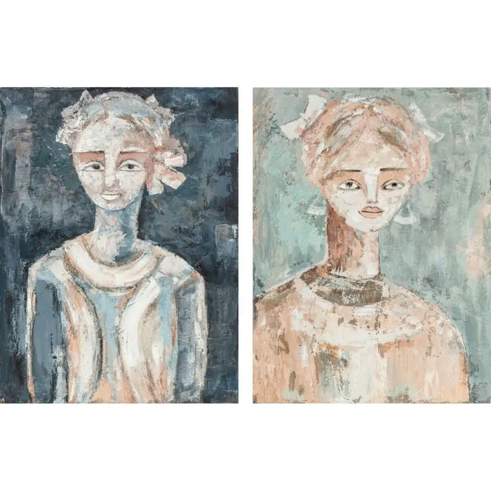 Canvas DKD Home Decor Pinewood Canvas 90 x 4 x 120 cm 90 x 3,7 x 120 cm - Декорация и Осветление<<<Дом