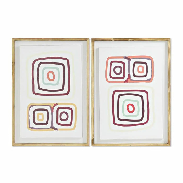 Canvas DKD Home Decor Pinewood polystyrene Canvas 50 x 2,8 x 70 cm - Декорация и Осветление<<<Дом