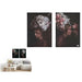Canvas Gift Decor Canvas 50 x 3,5 x 70 cm 70 x 50 x 1,5 cm Lady (6 Units) - Декорация и Осветление<<<Дом