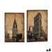 Canvas Gift Decor New York 90 x 3 x 60 cm (4 Units) - Декорация и Осветление<<<Дом Градина<<<BigBuy&&&Картини и