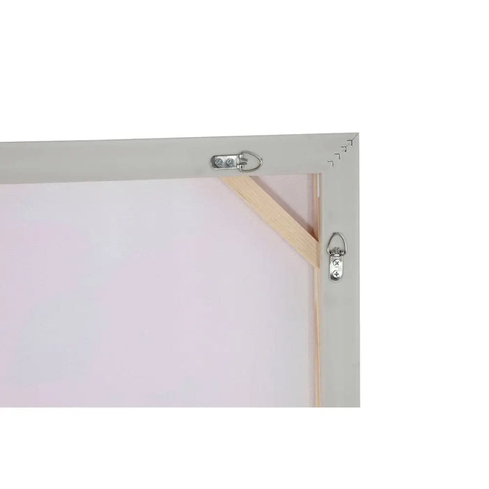 Canvas Home ESPRIT Blue Pink polystyrene Canvas Abstract Modern 94 x 4 x 123,5 cm (2 Units) - Декорация и