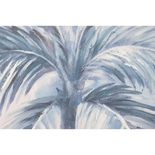 Canvas Home ESPRIT Blue White Palms Tropical 82,5 x 3,5 x 122,5 cm (2 Units) - Декорация и Осветление<<<Дом