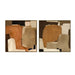 Canvas Home ESPRIT Brown Beige Terracotta Abstract Urban 100 x 4 x 100 cm (2 Units) - Декорация и Осветление<<<Дом