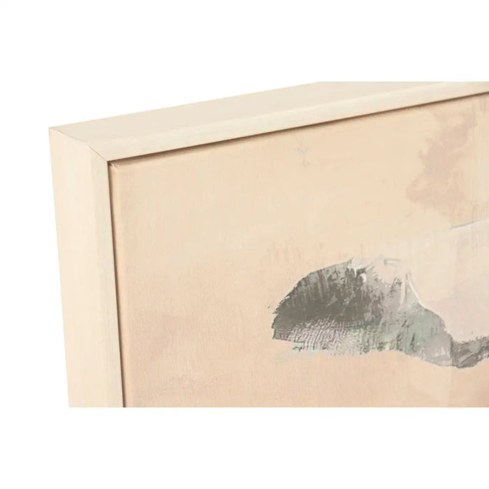 Canvas Home ESPRIT Brown Green Palms Tropical 122,5 x 3,5 x 82,5 cm (2 Units) - Декорация и Осветление<<<Дом