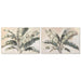 Canvas Home ESPRIT Brown Green Palms Tropical 122,5 x 3,5 x 82,5 cm (2 Units) - Декорация и Осветление<<<Дом