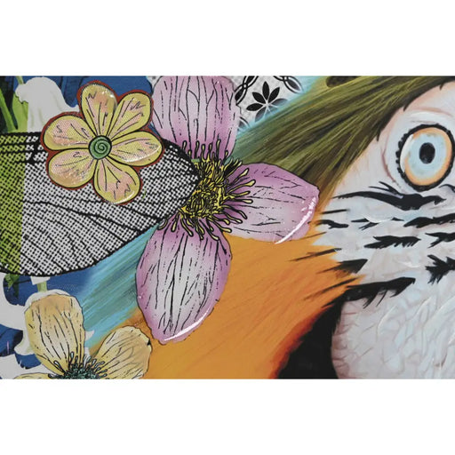 Canvas Home ESPRIT Fir polystyrene Canvas 82 x 4,5 x 82 cm 80 x 3,5 x 80 cm - Декорация и Осветление<<<Дом