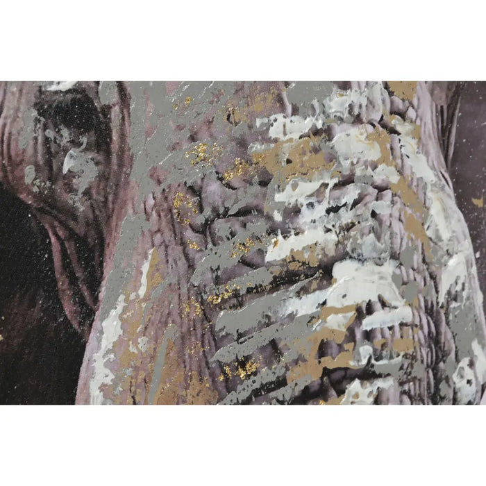 Canvas Home ESPRIT Grey Elephant Colonial 90 x 3 x 120 cm (2 Units) - Декорация и Осветление<<<Дом