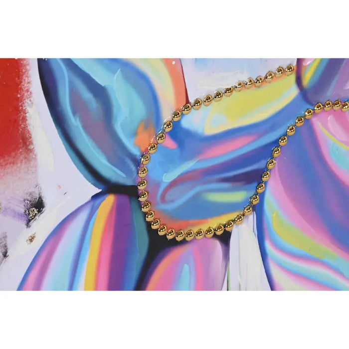 Canvas Home ESPRIT Canvas MDF Wood 80 x 3 x 80 cm - Декорация и Осветление<<<Дом Градина<<<BigBuy&&&Картини и