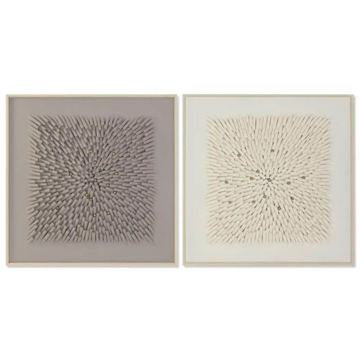 Canvas Home ESPRIT polystyrene Canvas 100 x 3,5 x 100 cm - Декорация и Осветление<<<Дом Градина<<<BigBuy&&&Картини и