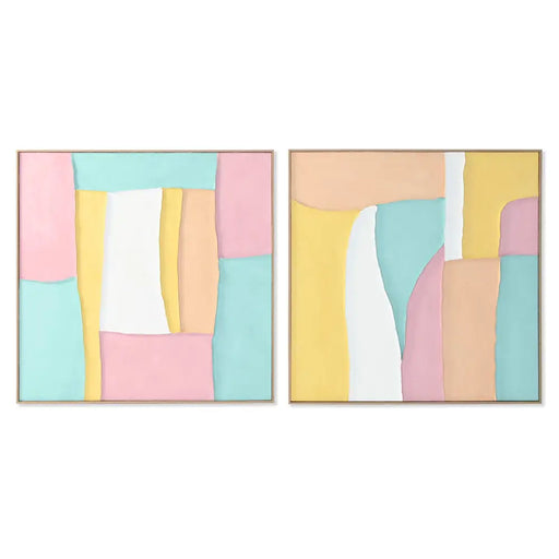 Canvas Home ESPRIT polystyrene Canvas 102 x 4,5 x 102 cm - Декорация и Осветление<<<Дом Градина<<<BigBuy&&&Картини и