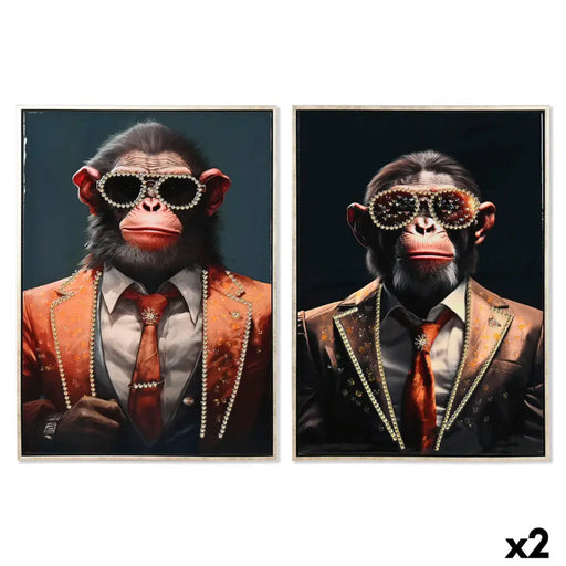 Canvas Home ESPRIT polystyrene Canvas 52,5 x 3 x 72,5 cm - Декорация и Осветление<<<Дом Градина<<<BigBuy&&&Картини и