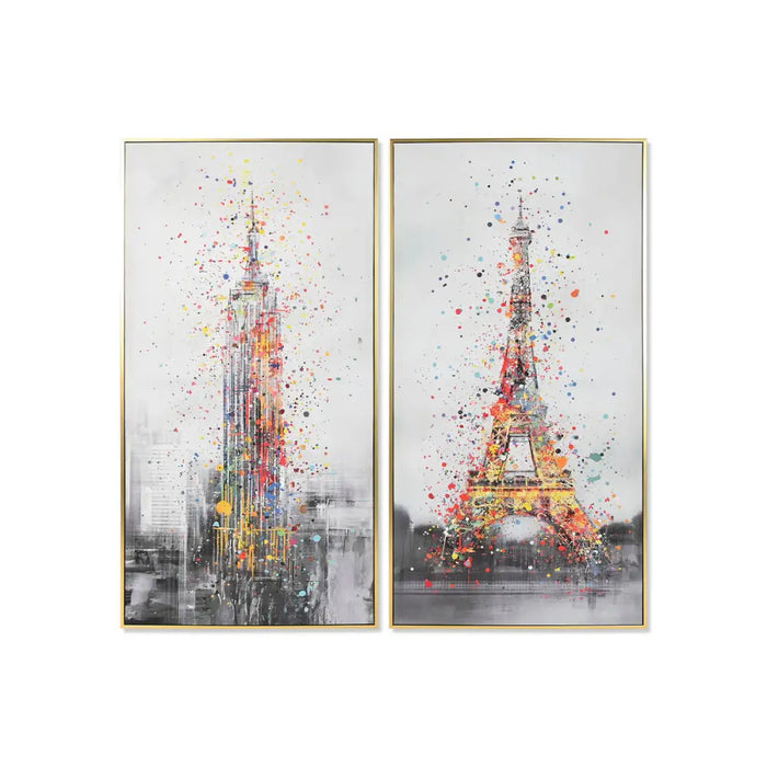 Canvas Home ESPRIT polystyrene Canvas 62,5 x 3,5 x 122,5 cm - Картини и плакати<<<Декорация и Осветление<<<Дом