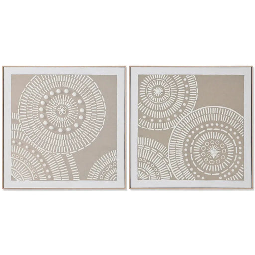 Canvas Home ESPRIT polystyrene Canvas 82 x 4,5 x 82 cm - Декорация и Осветление<<<Дом Градина<<<BigBuy&&&Картини и