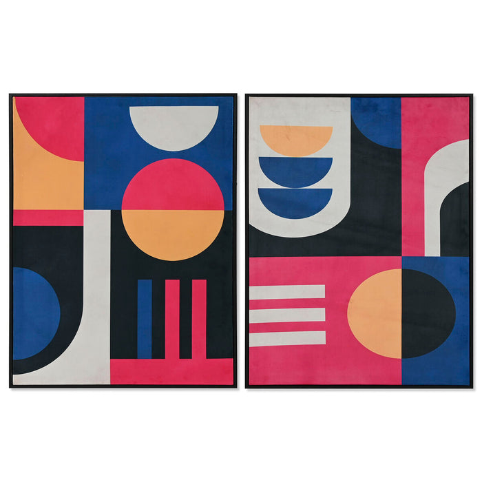 Canvas Home ESPRIT Velvet Canvas 63 x 3 x 83 cm - Декорация и Осветление<<<Дом Градина<<<BigBuy&&&Картини и
