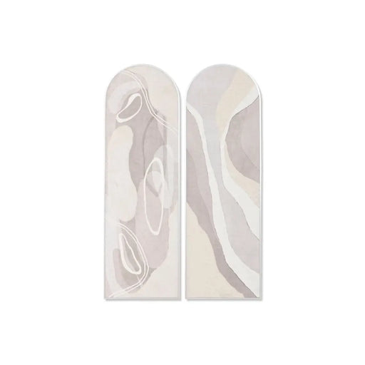 Canvas Home ESPRIT White Beige Abstract Urban 52 X 4 X 167 CM (2 Units) - Декорация и Осветление<<<Дом