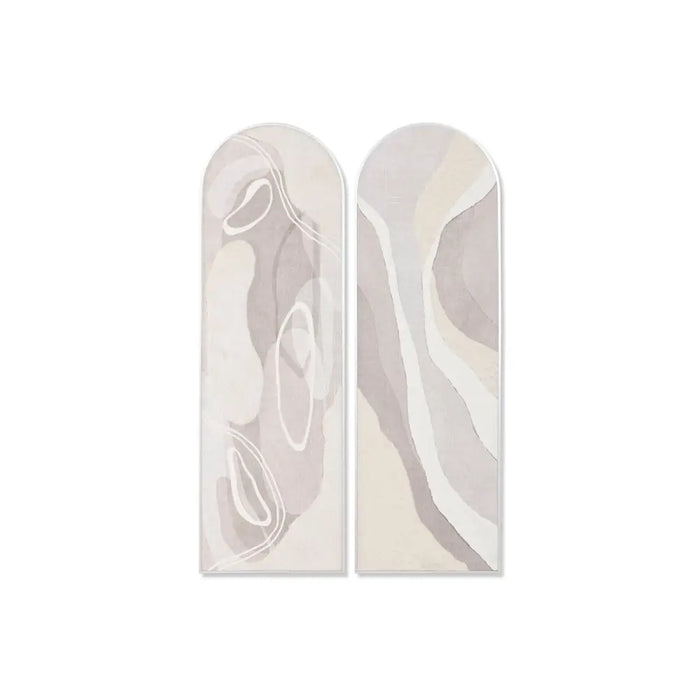 Canvas Home ESPRIT White Beige Abstract Urban 52 X 4 X 167 CM (2 Units) - Декорация и Осветление<<<Дом