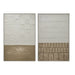 Canvas Home ESPRIT White Beige Modern Scandinavian 83 x 4 x 123 cm (2 Units) - Декорация и Осветление<<<Дом
