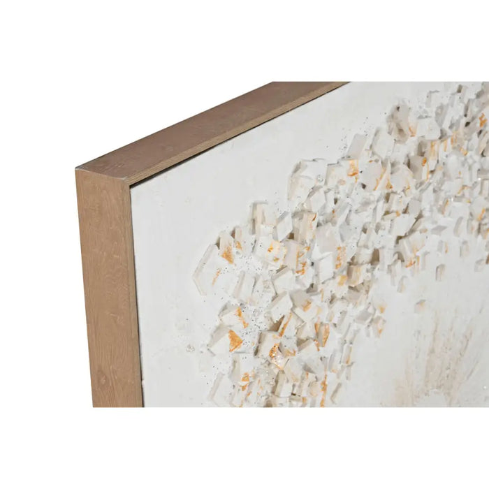 Canvas Home ESPRIT White Circles 102 x 4,5 x 102 cm (2 Units) - Декорация и Осветление<<<Дом Градина<<<BigBuy&&&Картини