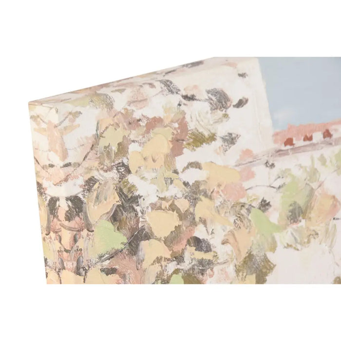 Canvas Home ESPRIT White Green City Cottage 60 x 3,5 x 90 cm (2 Units) - Декорация и Осветление<<<Дом