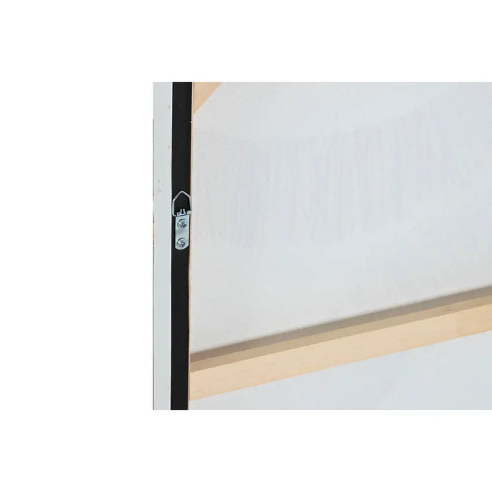 Canvas Home ESPRIT White Natural Boho 60 x 3 x 80 cm (2 Units) - Декорация и Осветление<<<Дом