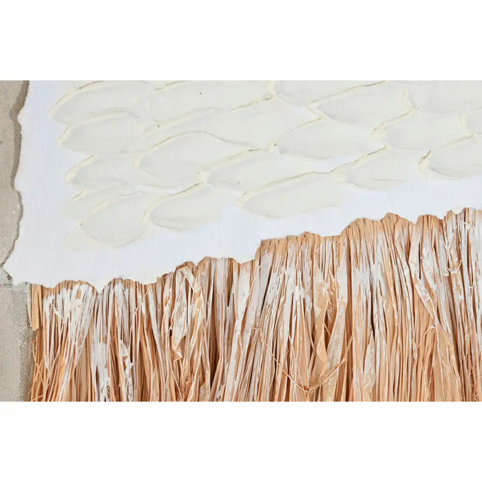 Canvas Home ESPRIT White Natural Boho 82 x 4,5 x 82 cm (2 Units) - Декорация и Осветление<<<Дом