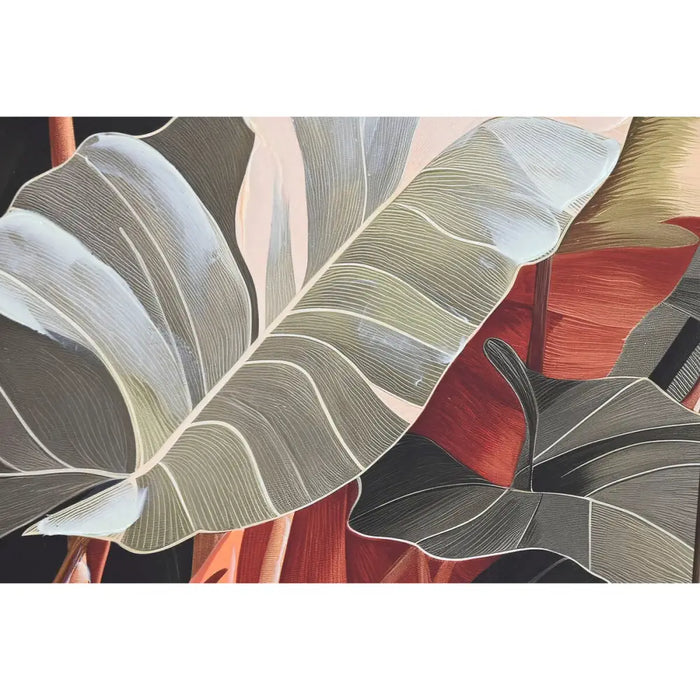 Canvas Home ESPRIT Yellow Green Terracotta Palms Tropical (2 Units) - Декорация и Осветление<<<Дом