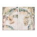 Canvas Home ESPRIT Yellow Green Tropical 82,5 x 3,5 x 122,5 cm (2 Units) - Картини и плакати<<<Декорация и
