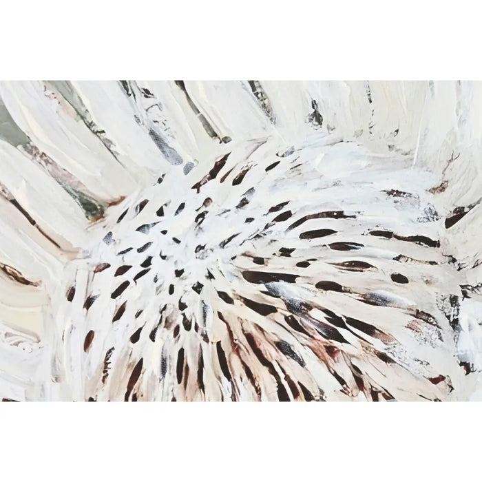 Canvas Home ESPRIT Yellow White Red Green Cottage 83 x 4,5 x 83 cm (2 Units) - Декорация и Осветление<<<Дом