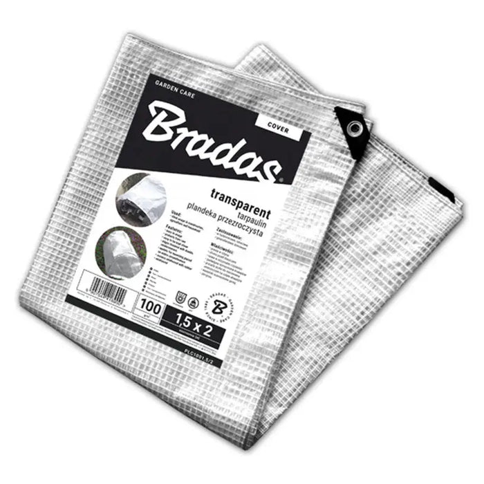 CANVAS/TARPING 2X3M TRANSPARENT BRADAS PLC1002/3 - Външно поддържане<<<Автокозметика и поддръжка<<<Авто и