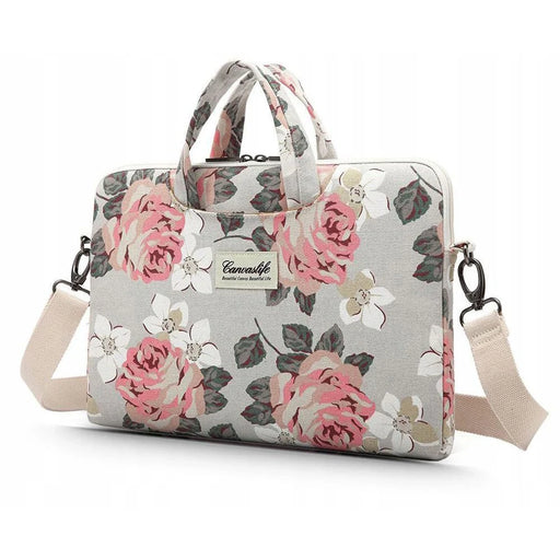 Canvaslife Briefcase Laptop Bag 13-14’’ - White/Pink - Laptop bags<<<HurtelXML